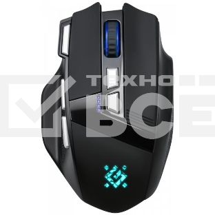 Мышь беспроводная Defender Knight GM-885 черный, 3200 dpi, радиоканал, USB, кнопки - 8