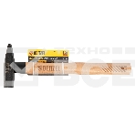 Молоток слесарный Denzel 300 г, кованый квадратный боек, буковая рукоятка, фото2