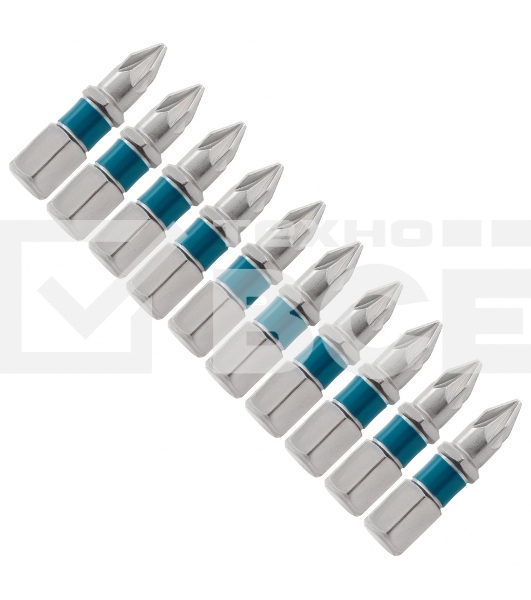 Набор бит GROSS РZ1x25, сталь S2, 10шт 11339