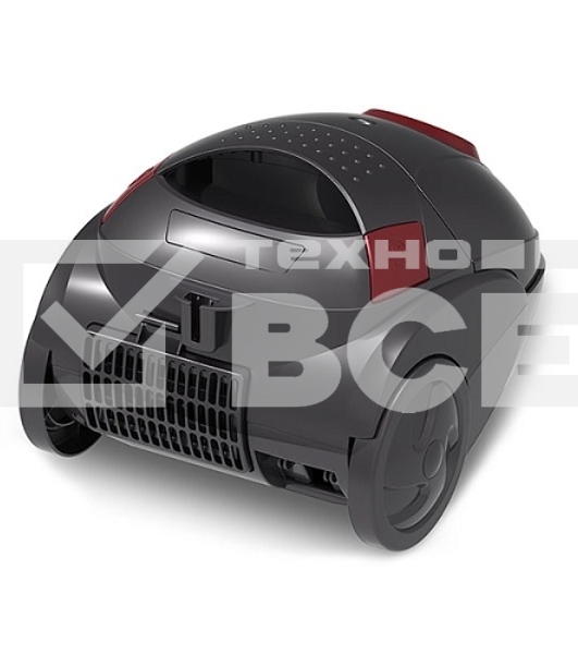 Пылесос BQ VC1401B черный/серый, 350/1400 Вт, уборка сухая, пылесборник мешок 1.5 л