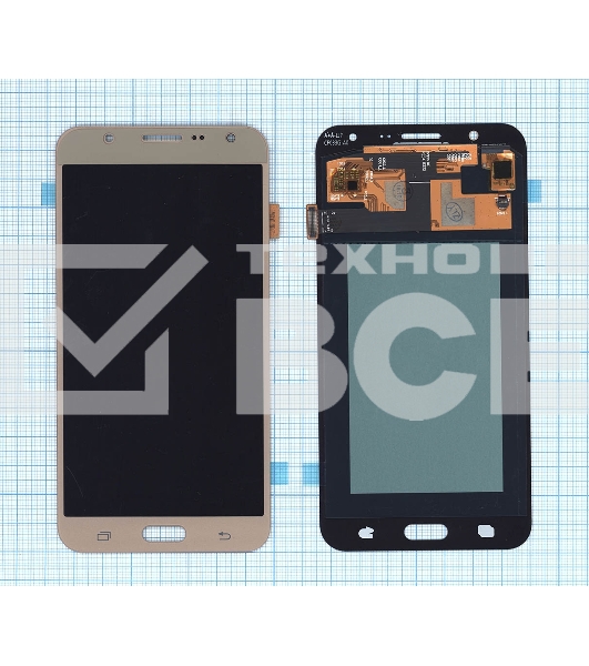 Дисплей для Samsung Galaxy J7 SM-J700H (OLED) золотистый