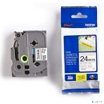 Наклейка ламинированная повышенной адгезии Brother TZe-S251 (24 мм черн/бел), фото5