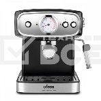 Кофеварка рожковая Ufesa CE7244 BRESCIA черный/серебристый, исп. кофе - молотый, 1.5 л, 850 Вт, 20 Бар., фото 1