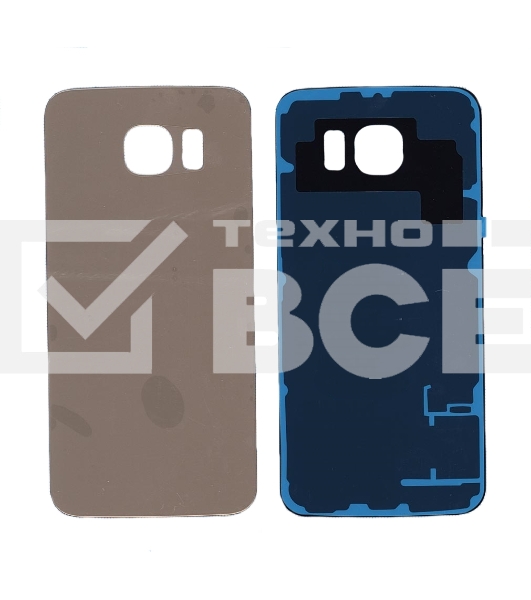 Задняя крышка для Samsung G920F Galaxy S6 золотая