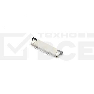 Разъем FPC  Half Coverage Top Contact 0.8K-BS-16PWB 16 pin высота 2мм шаг 0,8мм