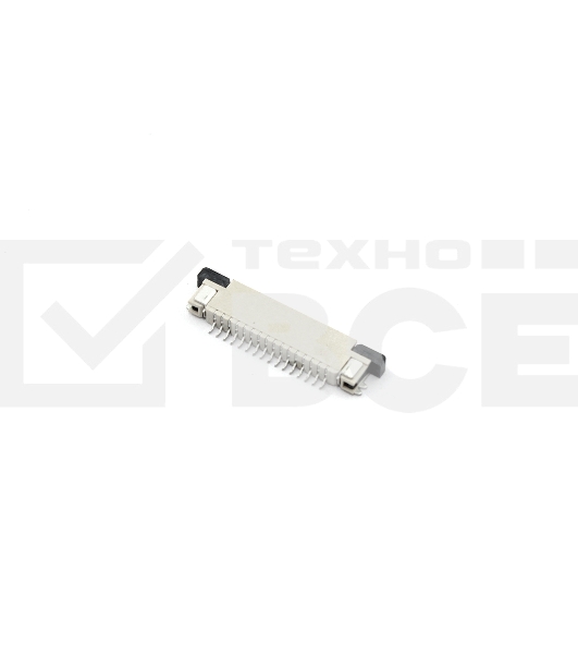 Разъем FPC  Half Coverage Top Contact 0.8K-BS-16PWB 16 pin высота 2мм шаг 0,8мм