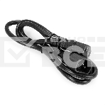 Кабель питания ExeGate Power EC-1P (C13->C14, VDE-250V-3*1.0mm2, медь, черный, 16A, 1м), фото2