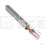 Кабель витая пара Rexant U/UTP, cat.5e, PVC, 2PR, 24AWG, INDOOR, SOLID, серый, 305м, фото 1