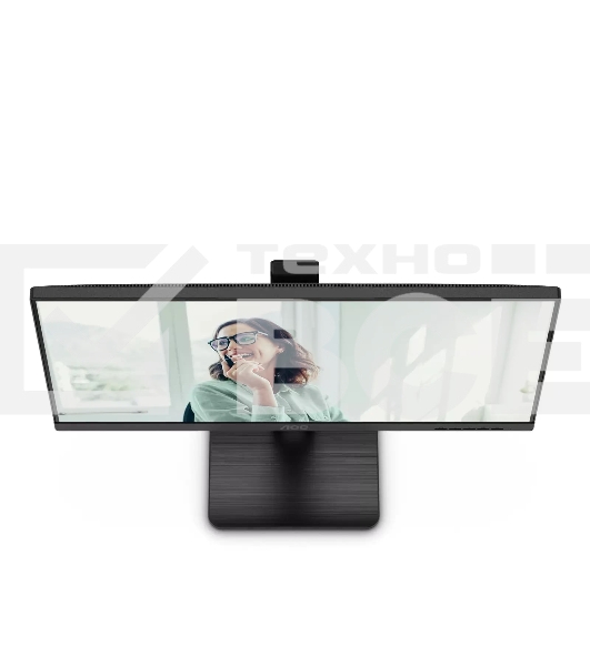 Монитор 27' AOC Q27P3CV IPS 2560x1440, 75 Гц, 4 мс, 16:9, 350 кд/м², 2xHDMI 1.4, DisplayPort 1.2, USB-концентратор (4x USB 3.0), 2.5 Gigabit Ethernet, встроенные динамики, черный