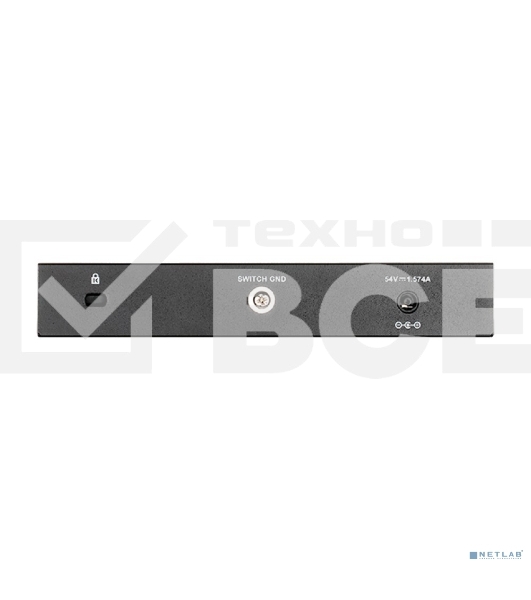 Коммутатор настраиваемый L2 D-Link DGS-1100-08PV2/A4A с 8 портами 10/100/1000Base-T (8 портов PoE 802.3af/at, PoE-бюджет 64 Вт)