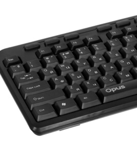 Клавиатура Qumo Opus K64 проводная, USB Type-A, чёрный