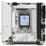 Материнская плата MSI MPG B860I EDGE TI WIFI, LGA 1851, Intel B860, 2xDDR5 (до 128 ГБ), 2xSATA, 2xM.2 (1xPCIe 5.0, 1xPCIe 4.0/SATA), 1xPCIe 5.0 x16, 1xHDMI, 1x5Gb LAN, Wi-Fi 7, Bluetooth 5.4, 1xUSB-C 40Gbps (Thunderbolt 4), 1xUSB-C 10Gbps, 1xUSB-A 10Gbps, 4xUSB-A 5Gbps, 2xUSB-A 2.0, 3x3.5 мм + S/PDIF оптический, 7.1, белый/серебристый, Mini-ITX, фото7