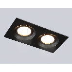Встраиваемый поворотный точечный светильник Ambrella light TN102746/2 BK черный IP20 GU5.3/2 180*95*25, фото6