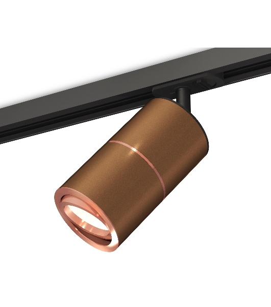 Светильник Ambrella light XT7404004 SCF/PPG/SBK кофе песок/золото розовое полированное/черный песок MR16 GU5.3