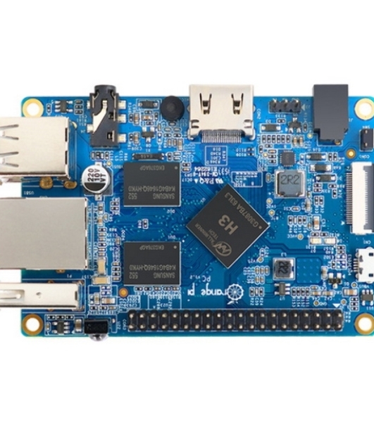 Миникомпьютер Orange Pi PC, Allwinner H3 1.6GHz, 1GB DDR3, HDMI, micro SD, LAN, 3xUSB, IR-port, 40xGPIO