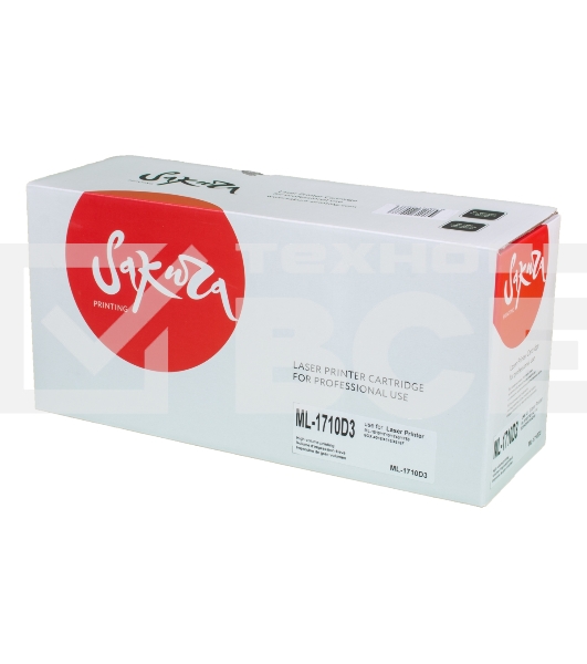 Картридж Sakura ML-1710D3 для Samsung ML-1755, ML-1750, ML-1740, ML-1710P, ML-1710D, ML-1710B, ML-1710, ML-1520, ML-1510d, ML-1510, ML-1500, черный, 3000 к.