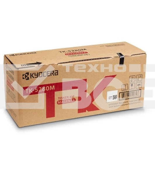 Картридж лазерный Kyocera TK-5280M (1T02TWBNL0) пурпурный для M6235cidn/M6635cidn/P6235cdn 11000 стр