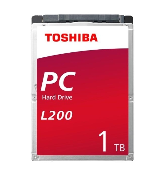 Жесткий диск Toshiba HDD 1Tb L200 Slim (7мм) 2,5' 5400RPM 128MB SATA-III