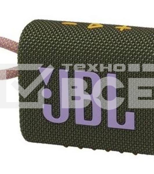 Портативная акустика JBL GO 3, зеленый