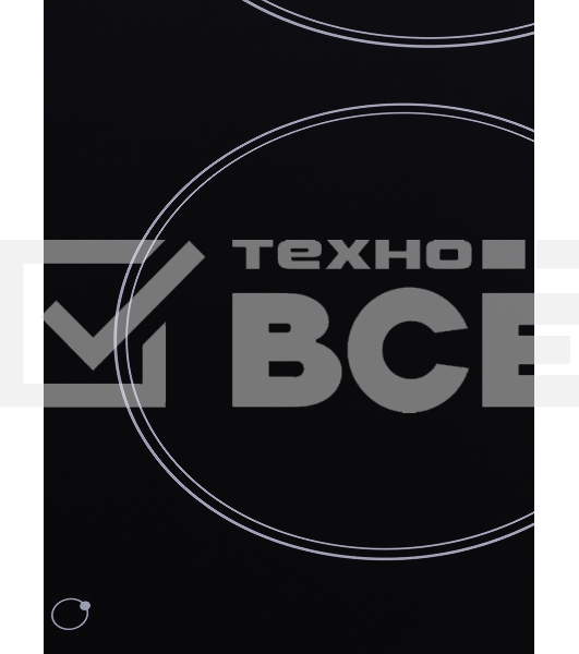 Варочная поверхность Hyundai HHE 6450 BG черный