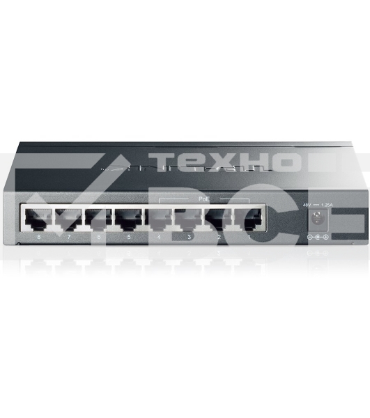 Коммутатор TP-Link SMB TL-SG1008P Коммутатор 8-port Gigabit Switch с 4 портами РоЕ