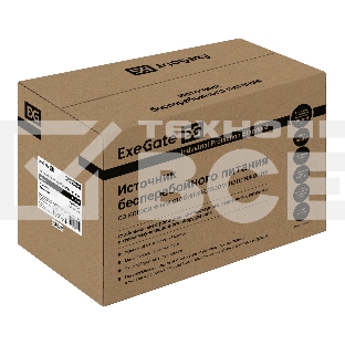 Источник бесперебойного питания ExeGate EX292776RUS Power Smart ULB-800.LCD.AVR.2SH <800VA/480W, LCD, AVR, 2*Schuko, металлический корпус, Black>