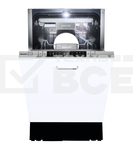 Встраиваемая посудомоечная машина, 10 персон Graude VG 45.2 S