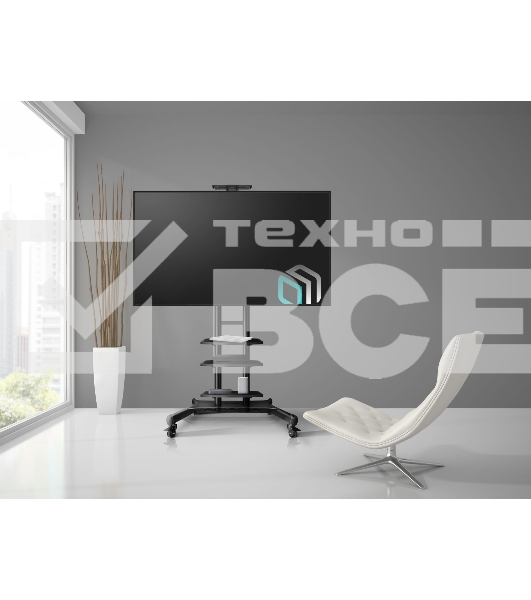 Полка для мобильной стойки ONKRON APT-1881, черный