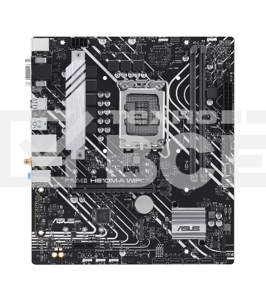 Материнская плата ASUS PRIME H610M-A WIFI, LGA 1700, Intel H610, 2xDDR5, 4xSATA, 2xM.2, 1xPCIe 4.0 x16, 1xDP, 1xHDMI, 1xVGA, 1x1Gb LAN, 1xUSB 3.2 Gen 2, 4xUSB 2.0, 3x3.5 мм, 7.1, mATX