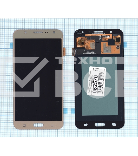 Дисплей для Samsung Galaxy J7 SM-J700H (OLED) золотистый
