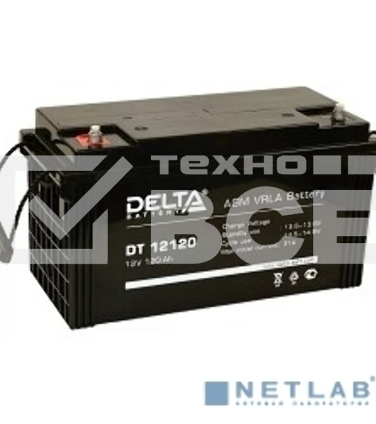 Батарея Delta DT 12120 (120 А\ч, 12В) свинцово- кислотный аккумулятор