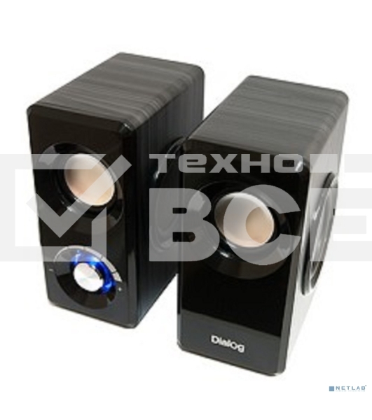 Колонки Dialog AST-25UP Black {2*3W RMS, активные} 