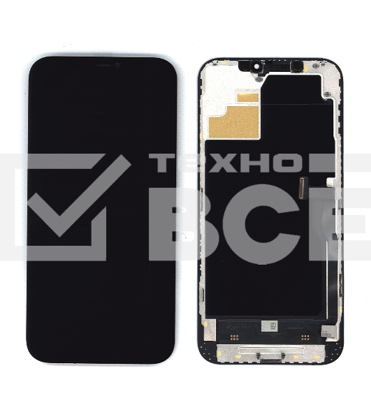 Дисплей (модуль) для Apple iPhone 12 Pro Max в сборе с тачскрином (OLED), черный