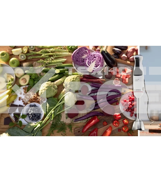 Блендер погружной Bosch MSM4W421 800Вт белый