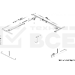Подстолье Cactus CS-EDXLF-BK каркас черный, фото6