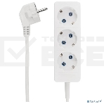 Удлинитель Rexant STANDARD 3 гнезда, 1,5м, 2х1,0мм², б/з, белый, фото2