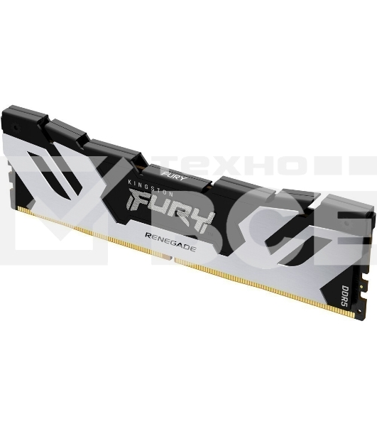 Оперативная память Kingston Fury Renegade, DDR5, 48GB (1x48GB), 6000MHz, CL32, DIMM, с радиатором, серебристый