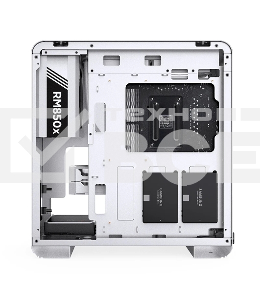 Корпус без блока питания Case JONSBO U4 PRO MESH, Midi-Tower, no fan, 1xUSB-A 3.2 + 1xUSB-C 3.2, ATX, mATX, mITX White