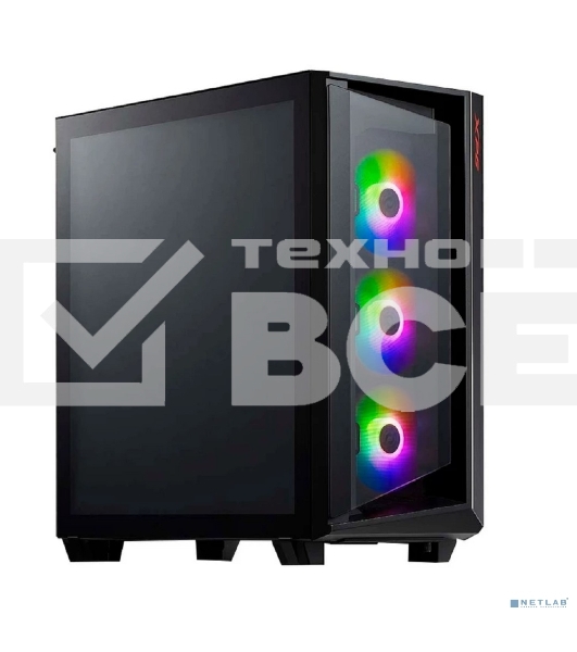 Компьютерный корпус ADATA XPG CRUISERST черный Mid-Tower, Micro-ATX, Mini-ITX, Standard-ATX