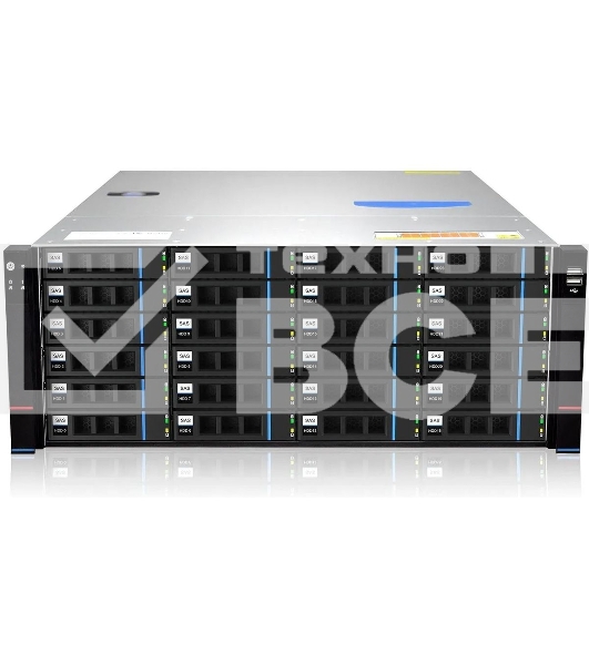 Серверный корпус Gooxi RMC4124-670-HSE-D 4U 24bay chassis,Expander backplane rear 2*2.5'SAS/SATA 1300W 1+1 EU power cables rail kit