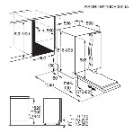 Встраиваемая посудомоечная машина ELECTROLUX EEG88600W/Встраиваемая полногабаритная посудомоечная машина, загрузка на 14 комплектов посуды, сенсорное управление, 8 программ, 59.6x56x82 см, черный, сушка: с открыванием дверцы, индикация на полу: проекция дисплея, фото 1