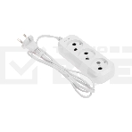 Удлинитель PROconnect 3 гнезда, 1,5 м, 2х0,75 мм², б/з, белый, фото5