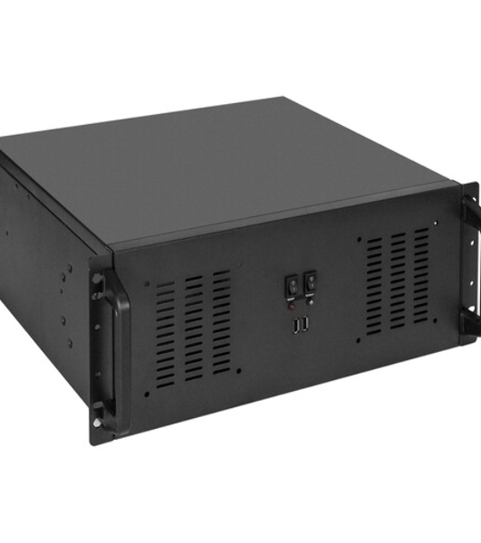 Серверный корпус ExeGate Pro 4U350-02 RM 19', высота 4U, глубина 350, БП 600ADS, 2*USB
