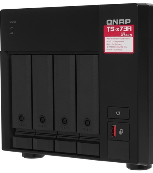 Сетевое хранилище NAS Qnap TS-473A-8G 4-bay Ryzen V1500B
