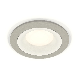 Комплект встраиваемого светильника Ambrella light XC7623001 SGR/SWH серый песок/белый песок MR16 GU5.3 (C7623, N7010)