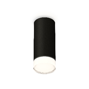 Светильник Ambrella Light XS7443014 SBK/FR/CL черный песок/белый матовый/прозрачный MR16 GU5.3 (C7443, N7160)