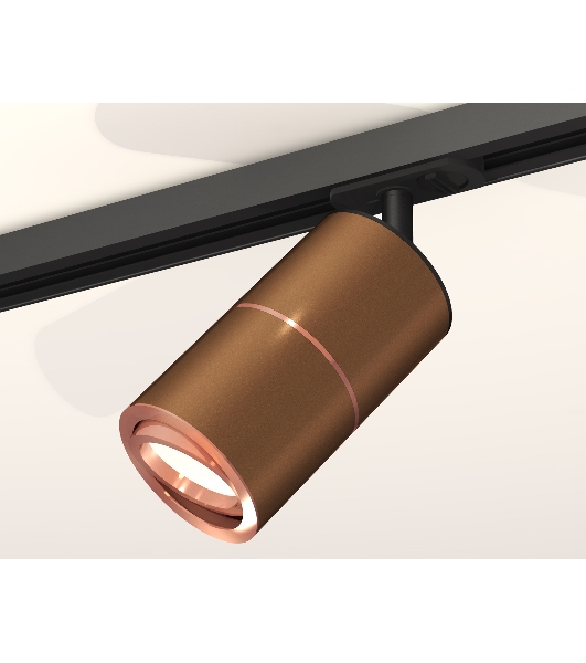 Светильник Ambrella light XT7404004 SCF/PPG/SBK кофе песок/золото розовое полированное/черный песок MR16 GU5.3