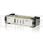 Переключатель ATEN CS84U(-AT) 4-портовый KVM-переключатель {1 user(HDB15(SVGA Female)+KBD(PS/2)+MOUSE(PS/2), KVM-порты: SPHD18(Female). В комплекте: кабели KVM (2L-5201P)-4шт. Не требует внешнего питания}, фото 1