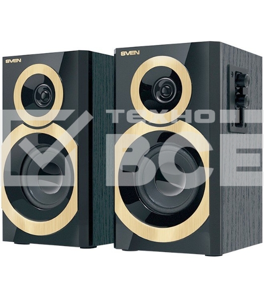 Колонки SVEN SPS-619 GOLD {акустическая система 2.0, мощность 2х10 Вт(RMS)}