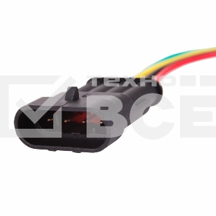 DJ7031-1.5-11 автомобильный разъем штекер с проводом 20 см (3-контактный)